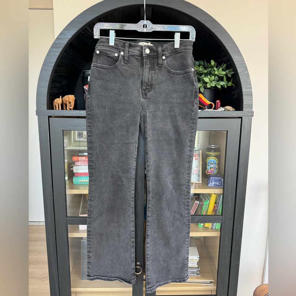Madewell Mid-Rise Kick Out Jeans - Size 25 - Black